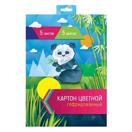 Цветной картон Спейс 5 лист.