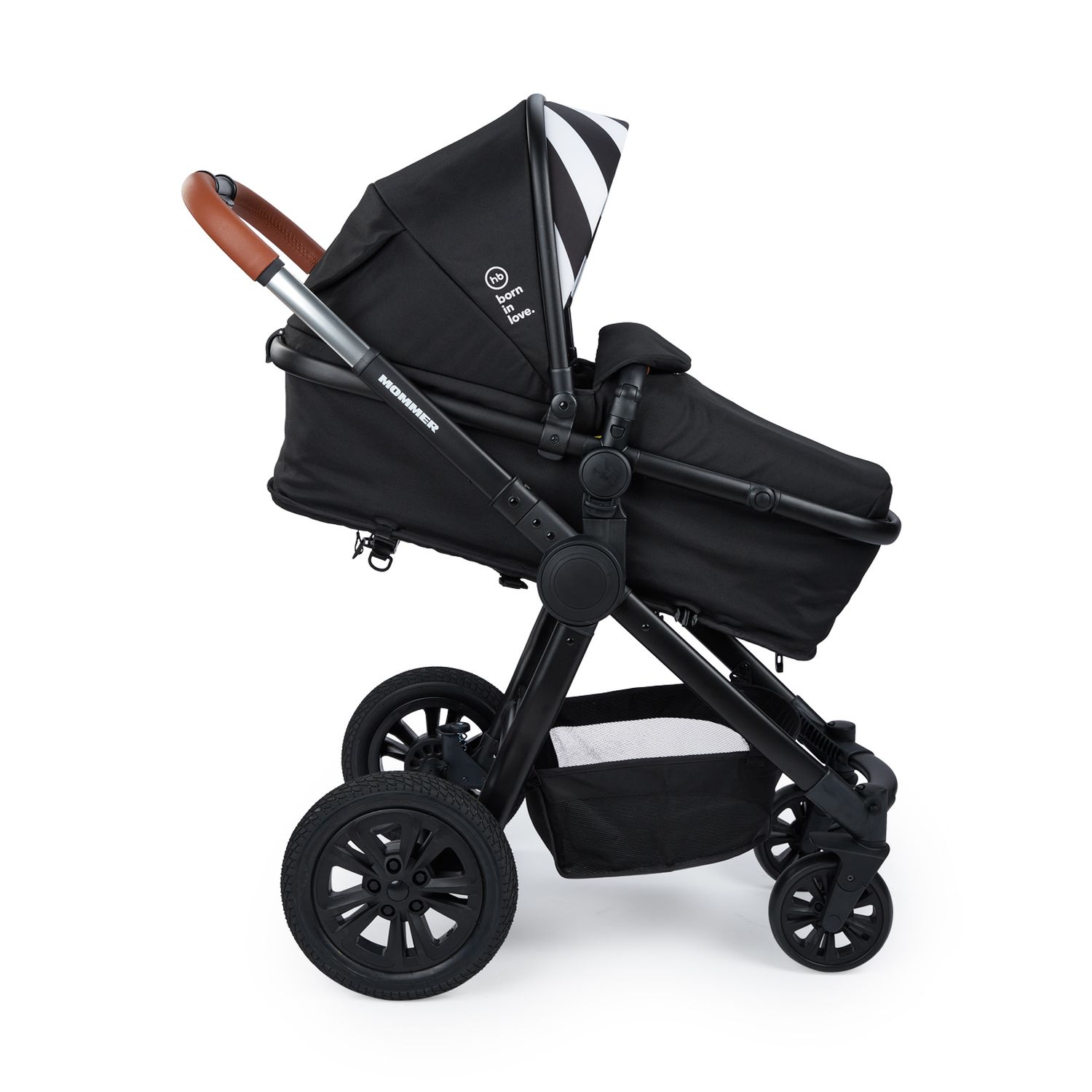 Коляска трансформер Happy Baby черный - фото 14