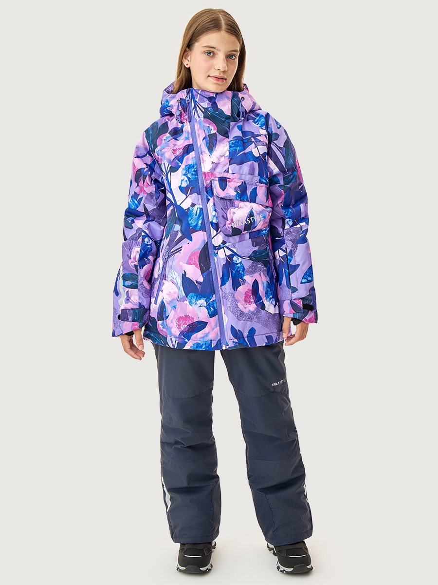 Костюм NIKASTYLE 7з2425 фиолет/графит - фото 1