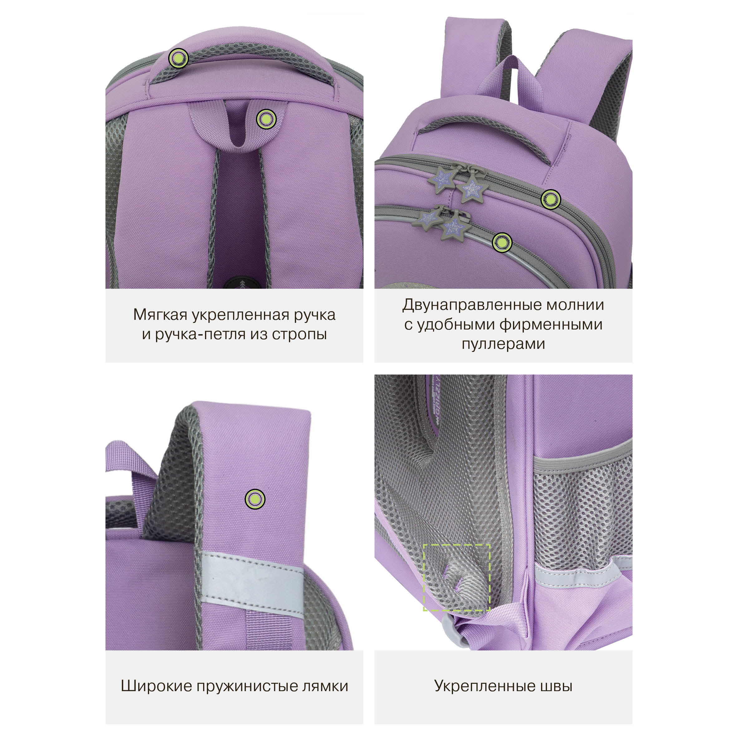 Ранец Grizzly для девочки - фото 12