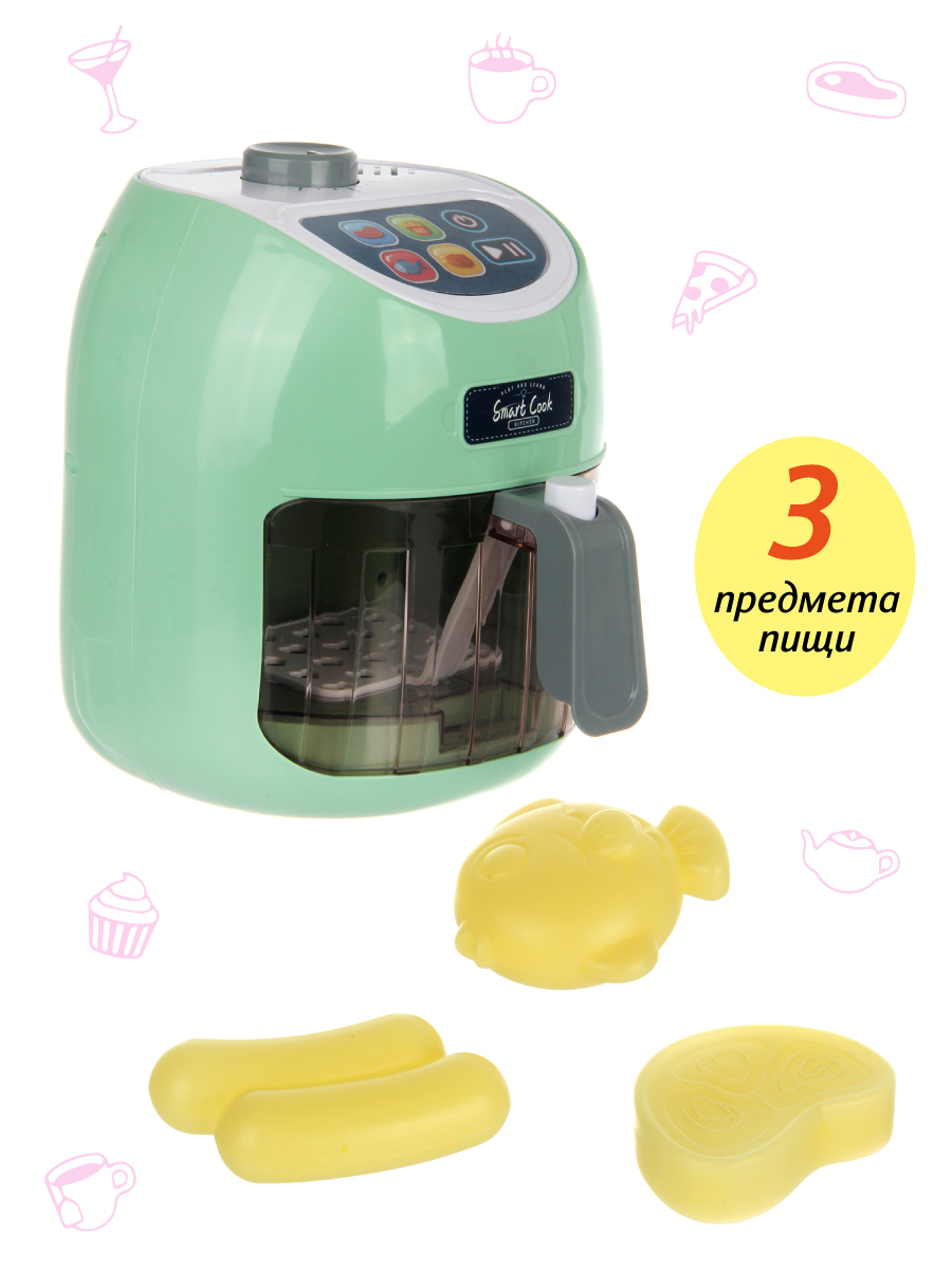 Игрушка Veld Co аэрогриль, мультиварка, продукты - фото 2