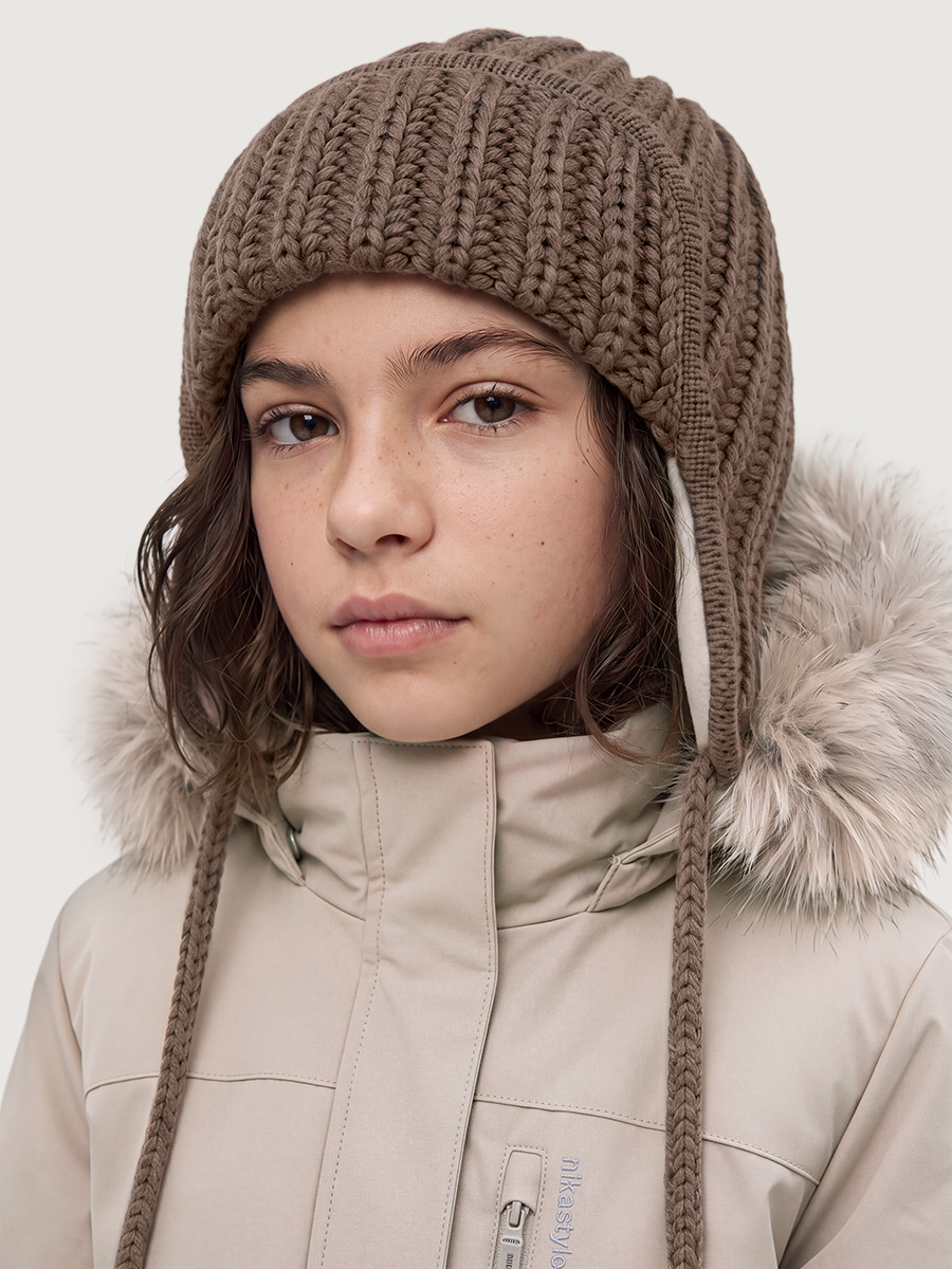 Шапка NIKASTYLE 11з15825 кофе - фото 1