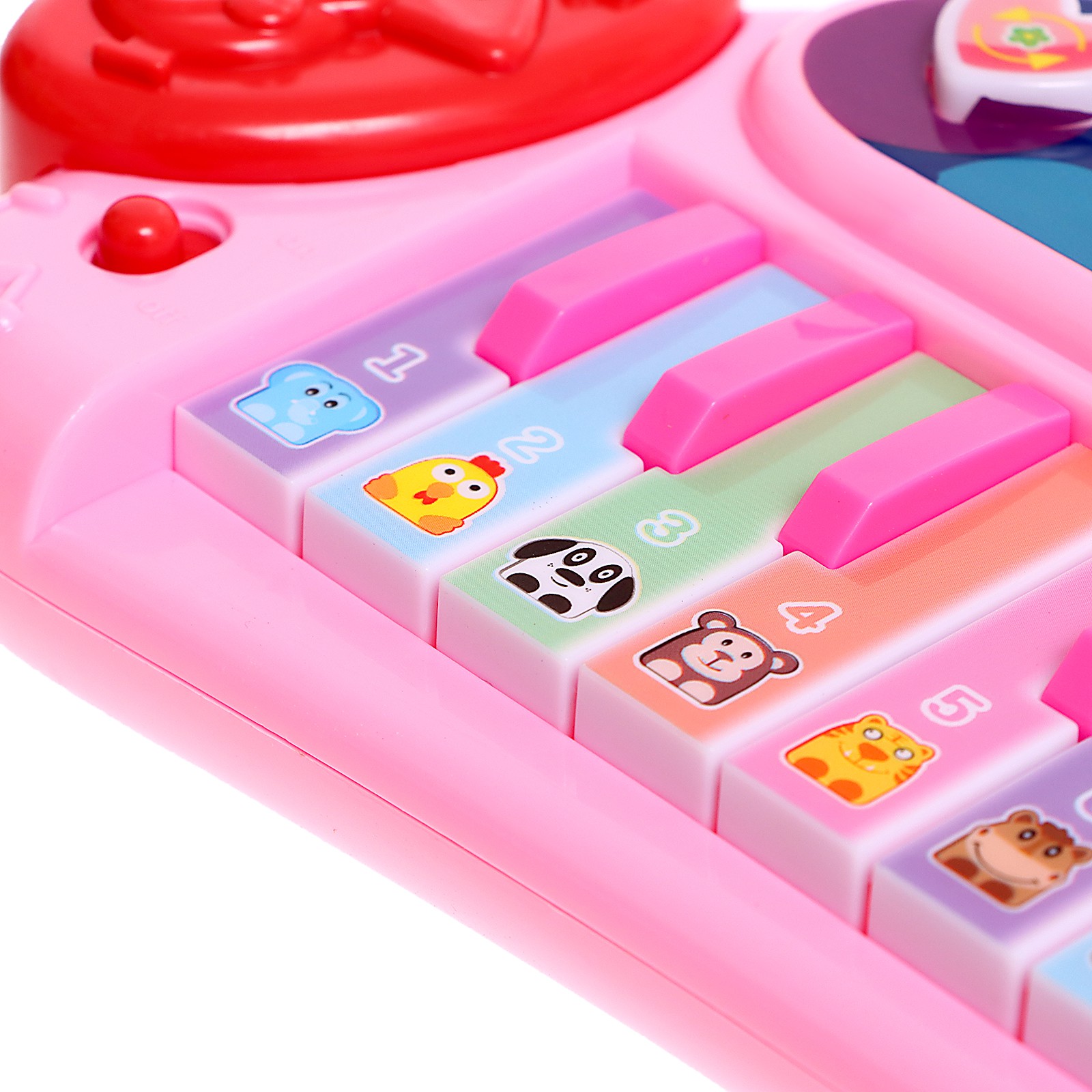 Игрушка музыкальная Sima-Land Весёлые зверята пианино - фото 4