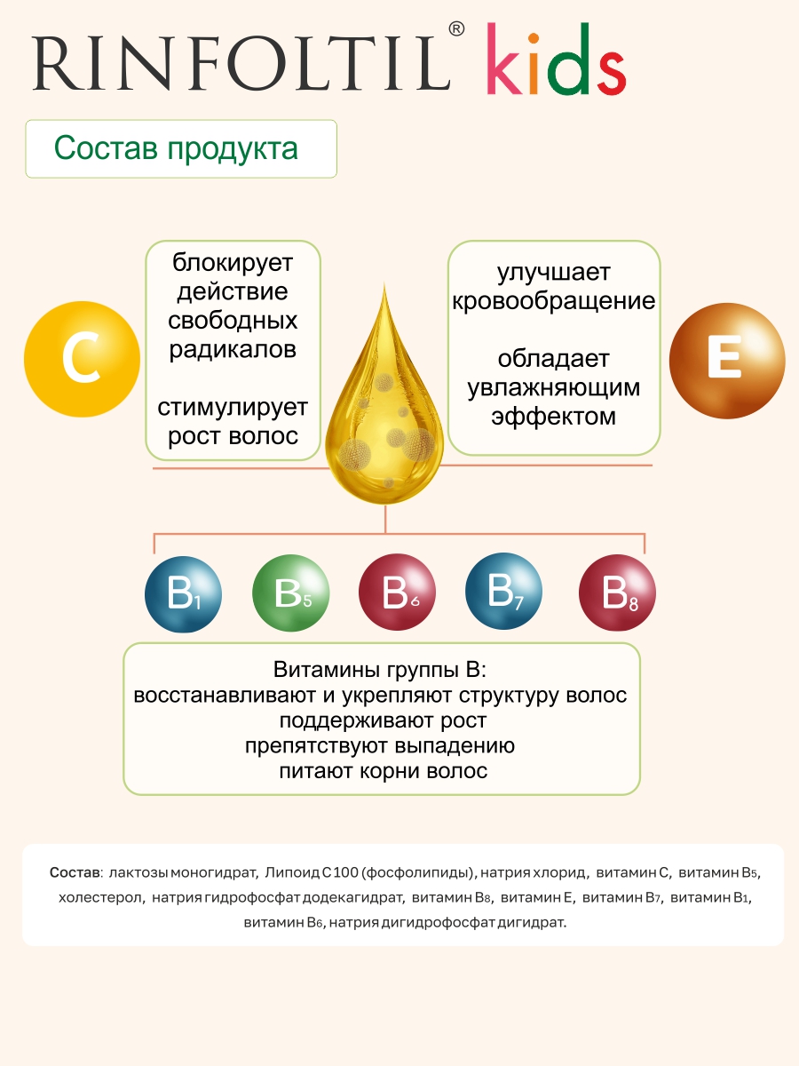 Сыворотка Ринфолтил Для ухода за детскими волосами - фото 6