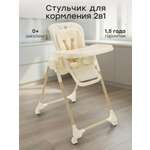 Стульчик для кормления Happy Baby WILLIAM LUX белый