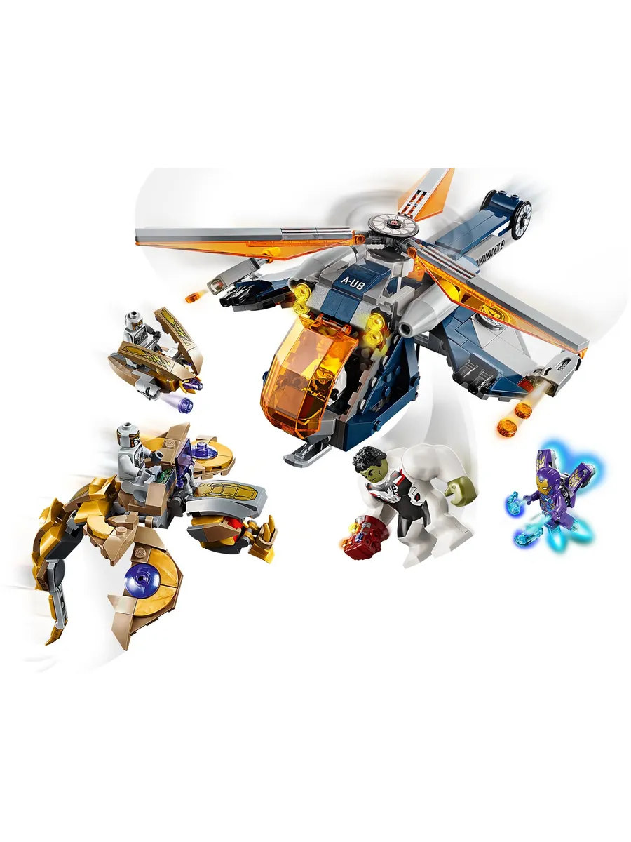 Конструктор LEGO Marvel Super Heroes Спасение Халка на вертолёте 482 дет. - фото 3