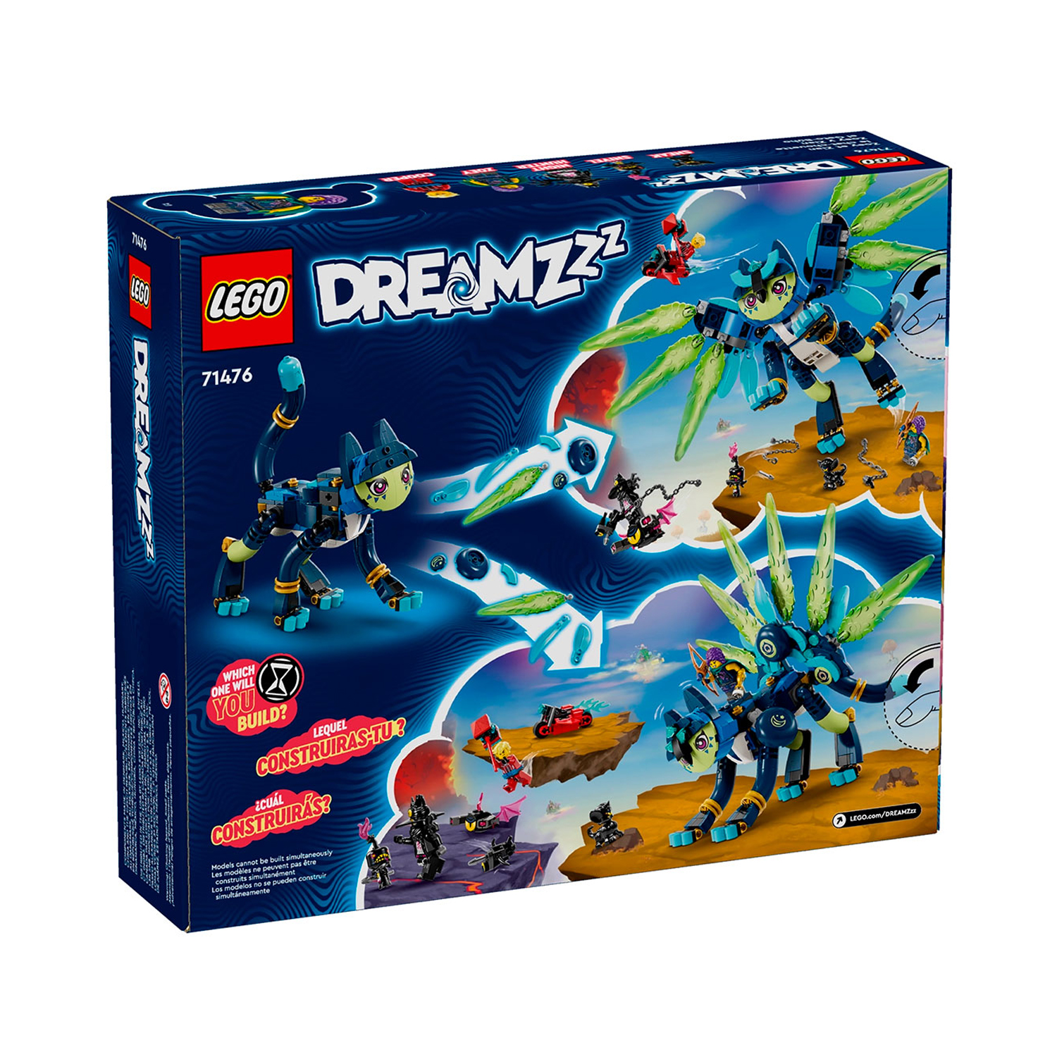 Конструктор LEGO DREAMZzz Зои и кошка-сова Зиан блочный - фото 12