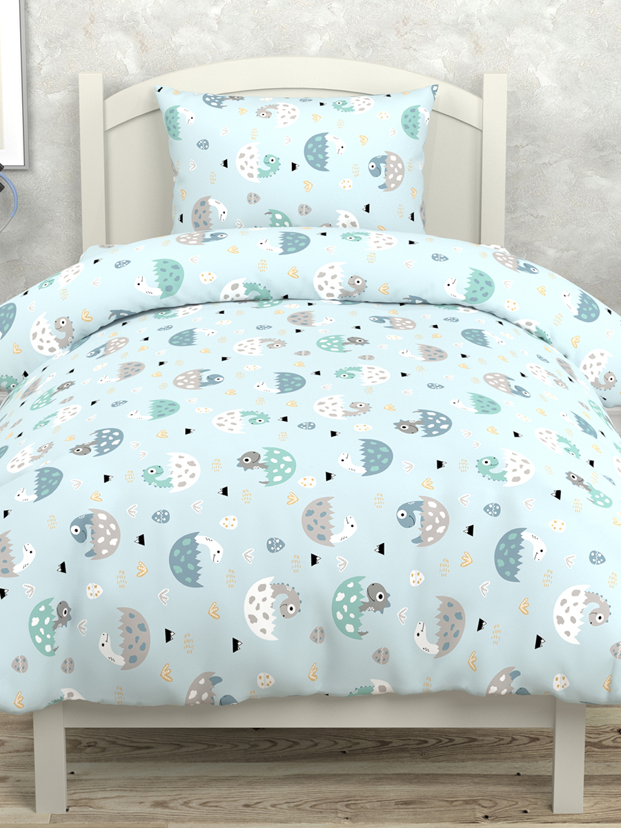 Комплект постельного белья BRAVO kids dreams Динопупсики полутораспальный 3 предм. - фото 1