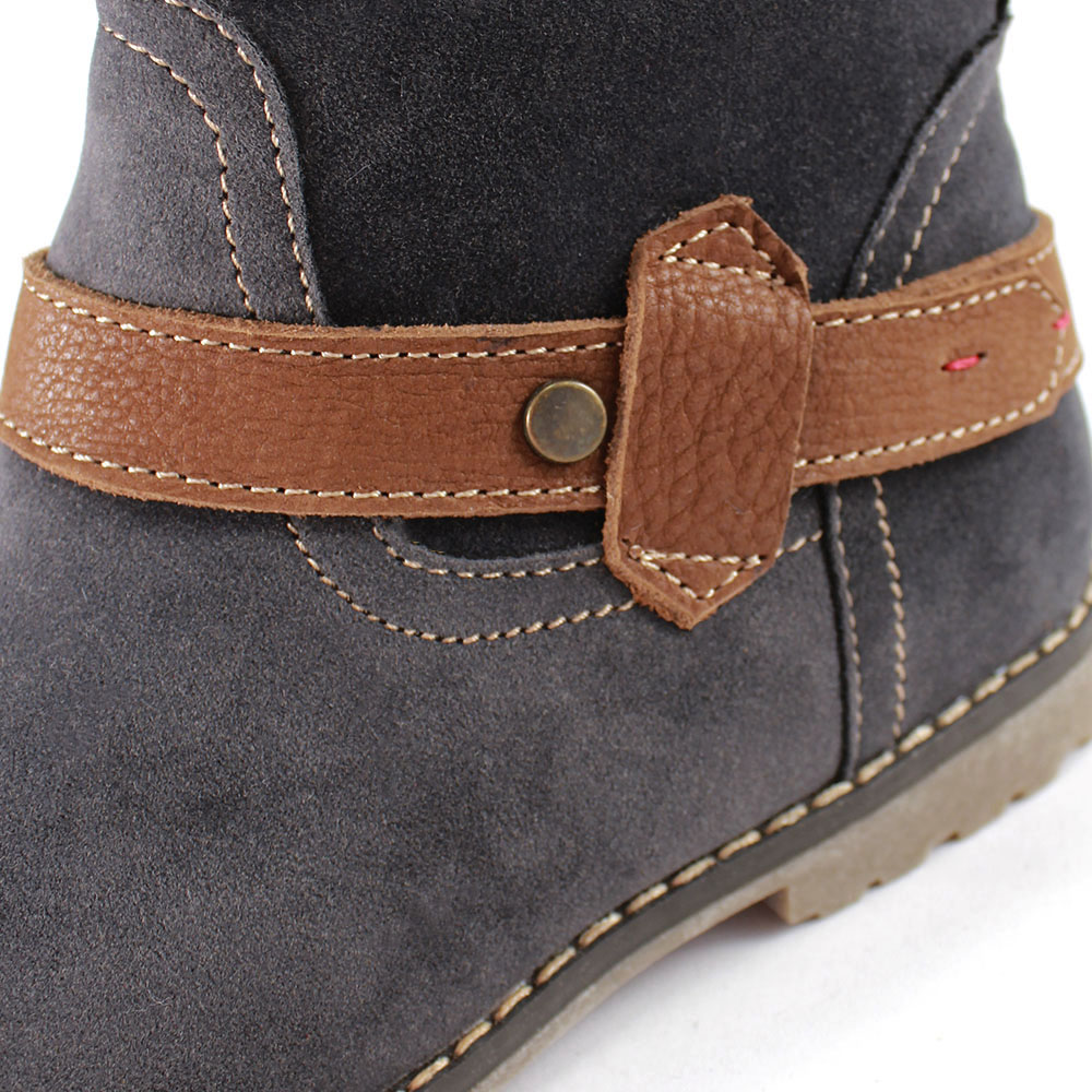 Сапоги Europen 558325/01-05F-СВ EUROPEN Сапоги для девочки,серый - фото 4