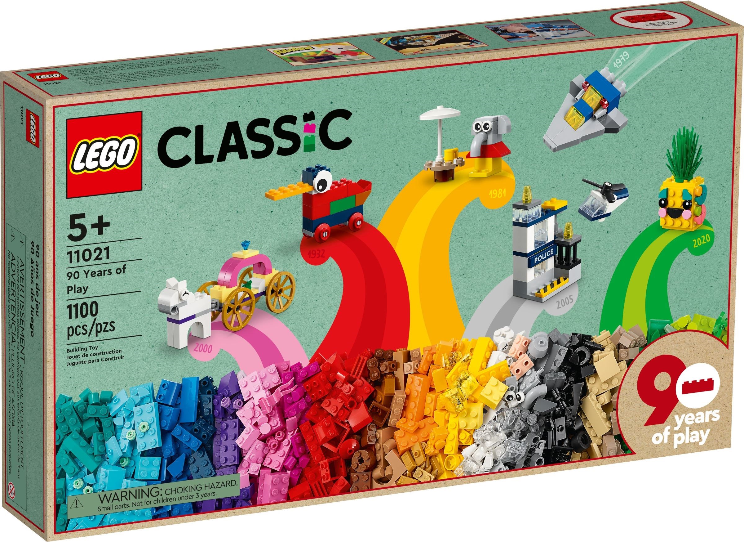 Конструктор LEGO Classic 11021 1100 дет. - фото 1