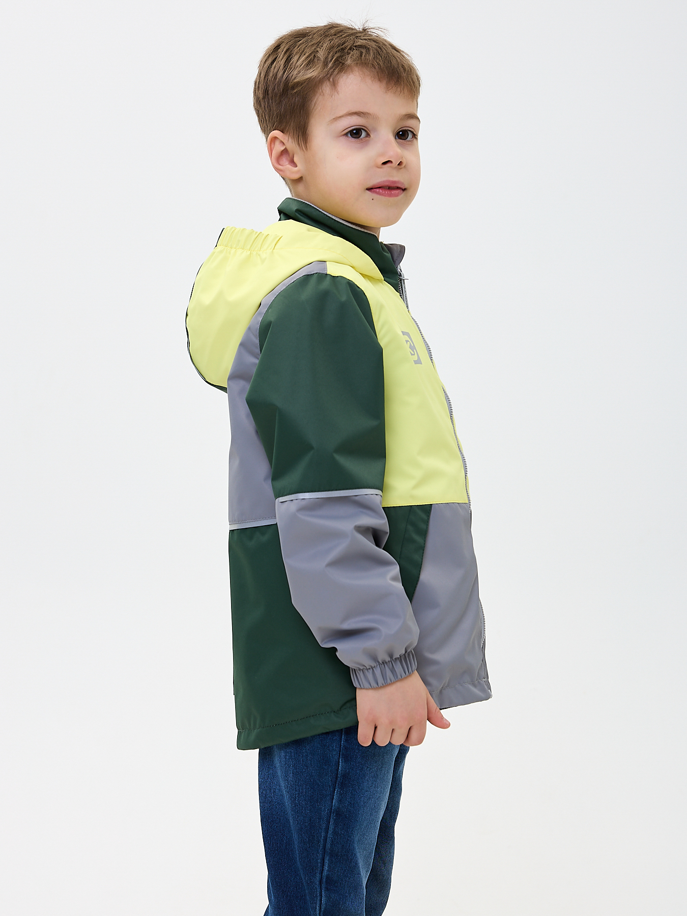Ветровка GooDvinKids В10021-02/желтыймикс - фото 2