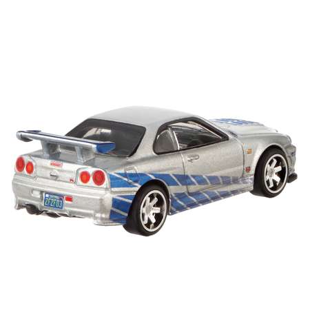 Автомобиль Hot Wheels Nissan 1:64 серебряный
