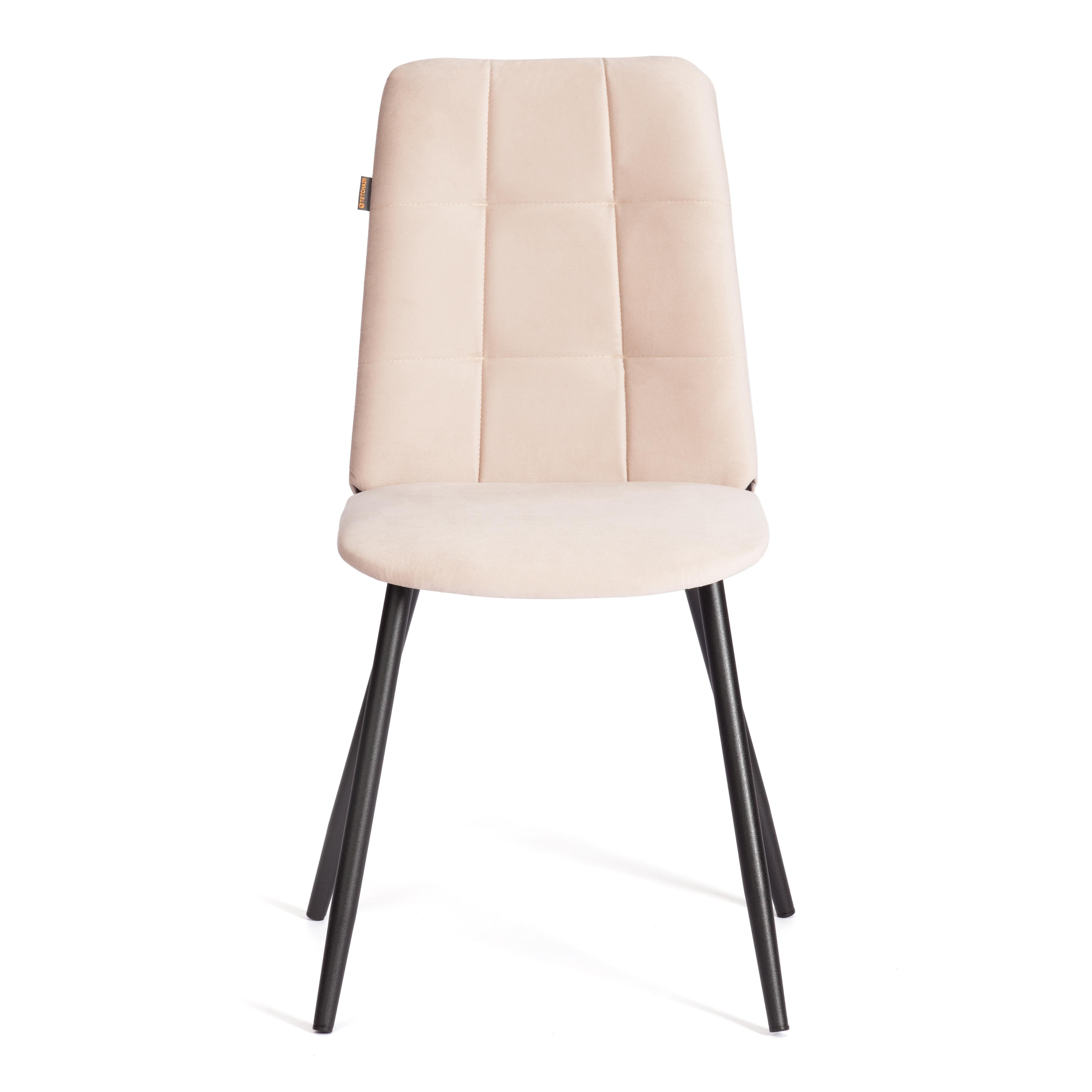 Стул TETCHAIR Asti TREND велюр бежевый 2 шт. - фото 8