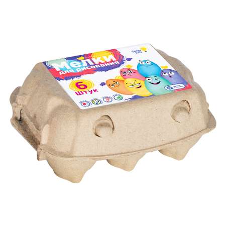 Мел сухой Genio Kids 6 шт.