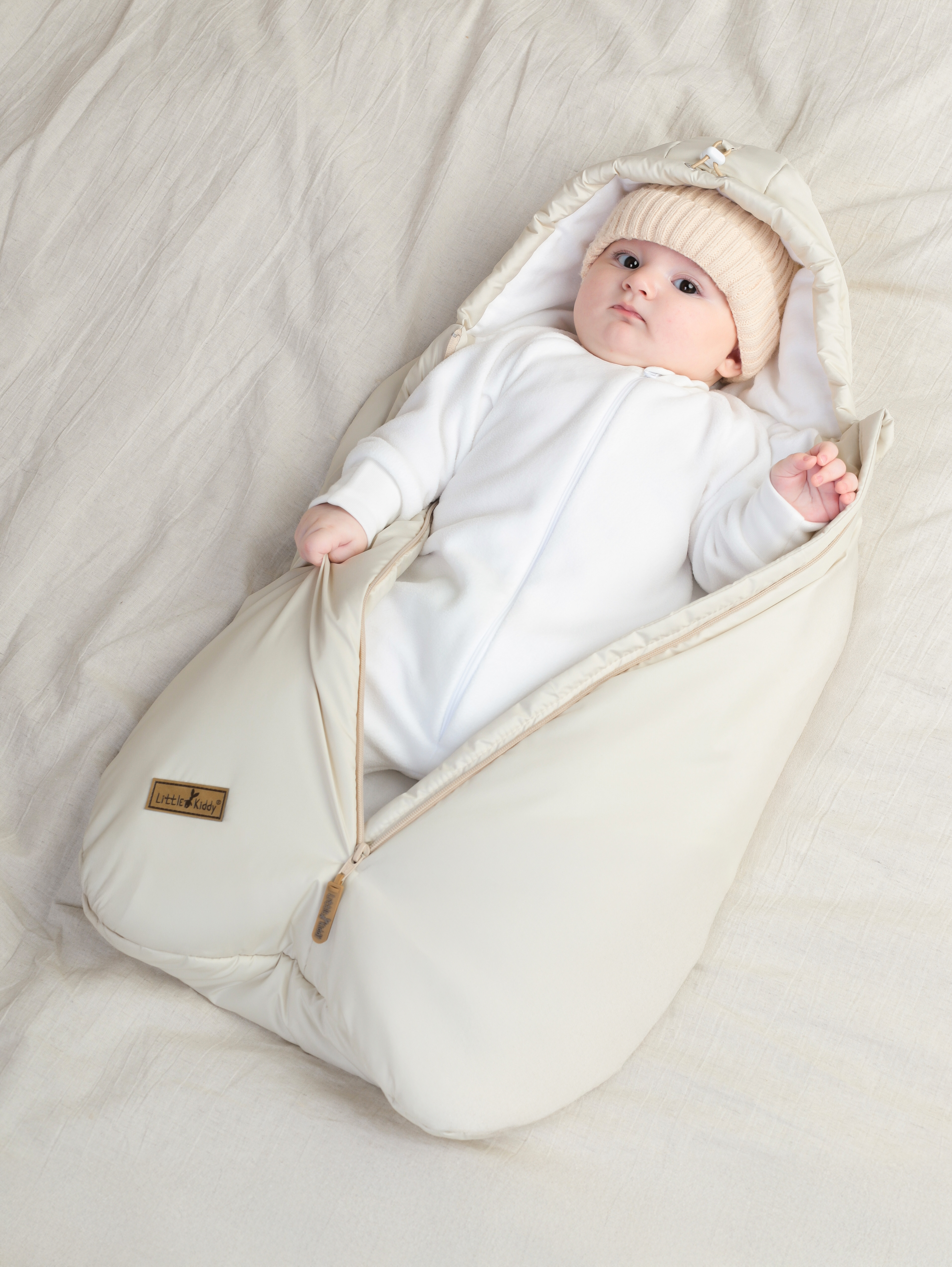 Изображение товара Конверт в коляску Little Kiddy бежевый