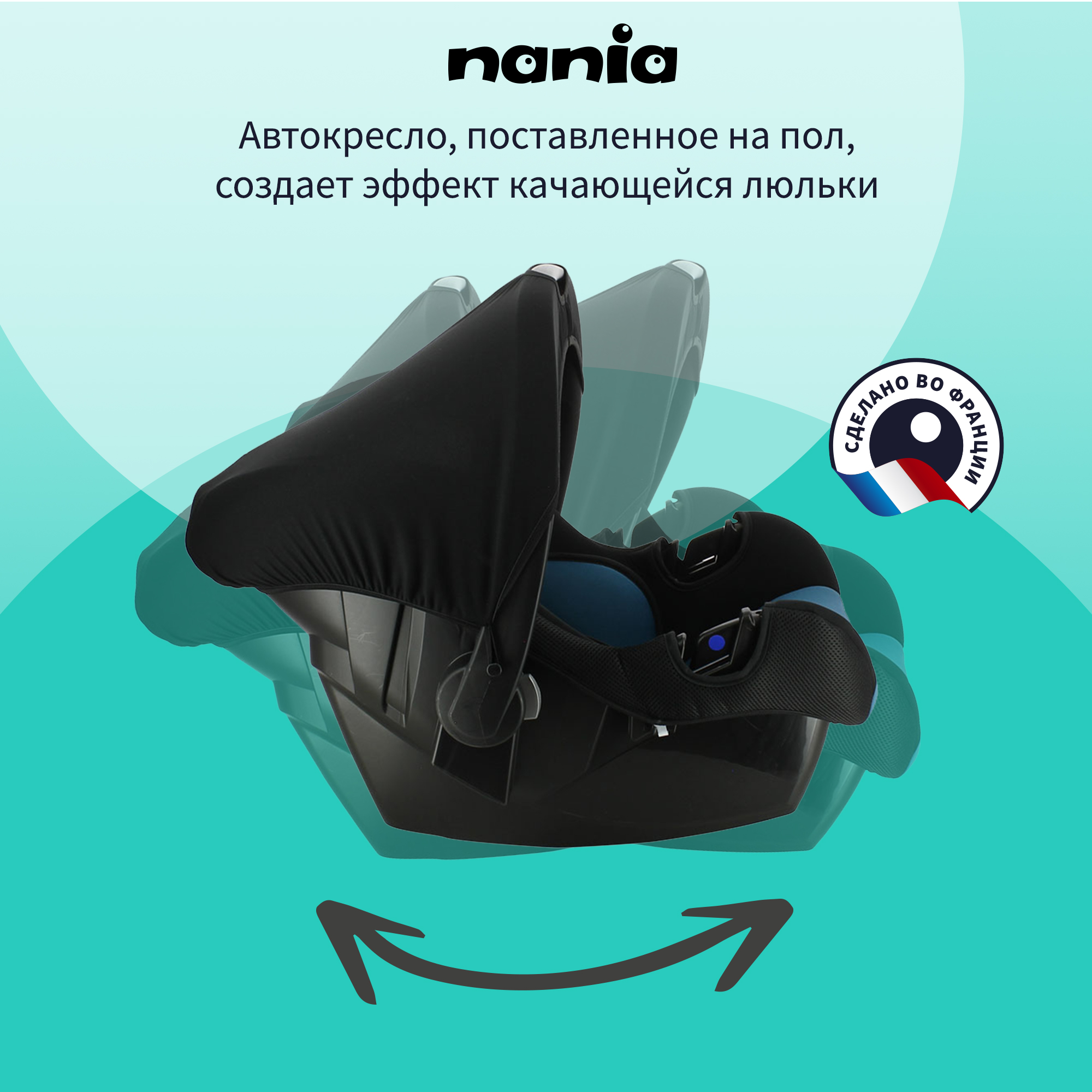 Автокресло Nania Beone Petrol 0 (0 -13 кг) - фото 8