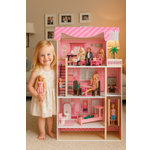 Домик для кукол PAREMO 105 см с мебелью