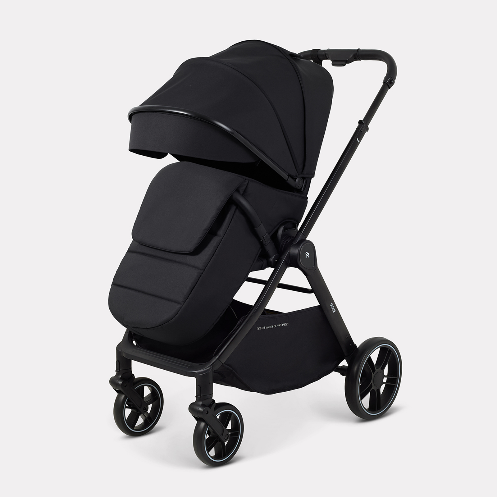 Коляска прогулочная Rant Basic Wave черный - фото 3