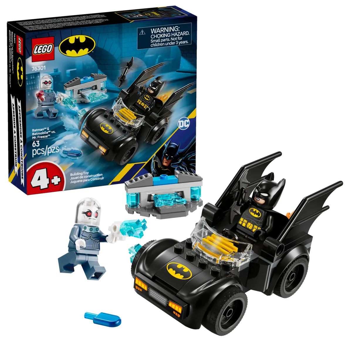 Конструктор LEGO Batman Movie Бэтмен и Бэтмобиль vs м.Фриз - фото 1