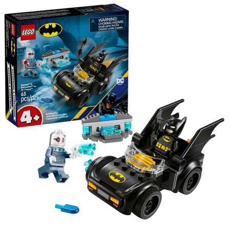 Конструктор LEGO Batman Movie Бэтмен и Бэтмобиль vs м.Фриз блочный