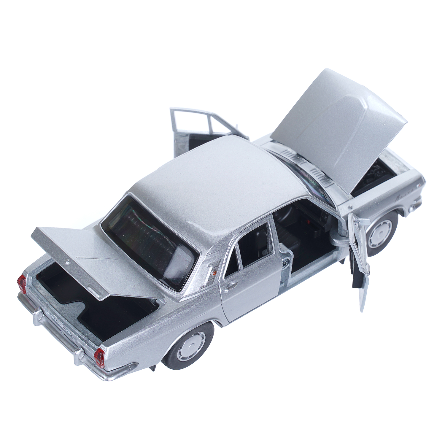 Автомобиль Технопарк ГАЗ Волга Серая 1:32 410485 - фото 4