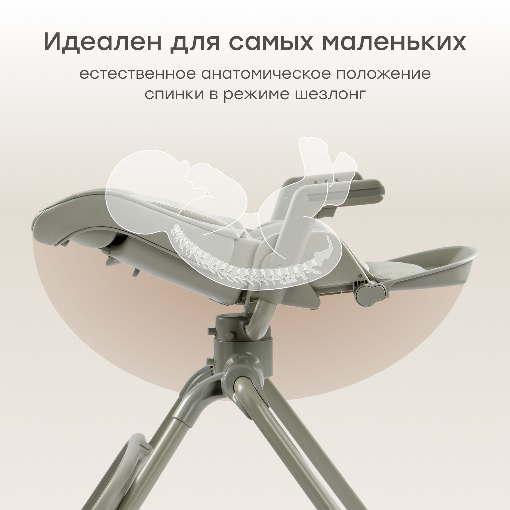 Стульчик для кормления Happy Baby ROMEO зеленый - фото 3