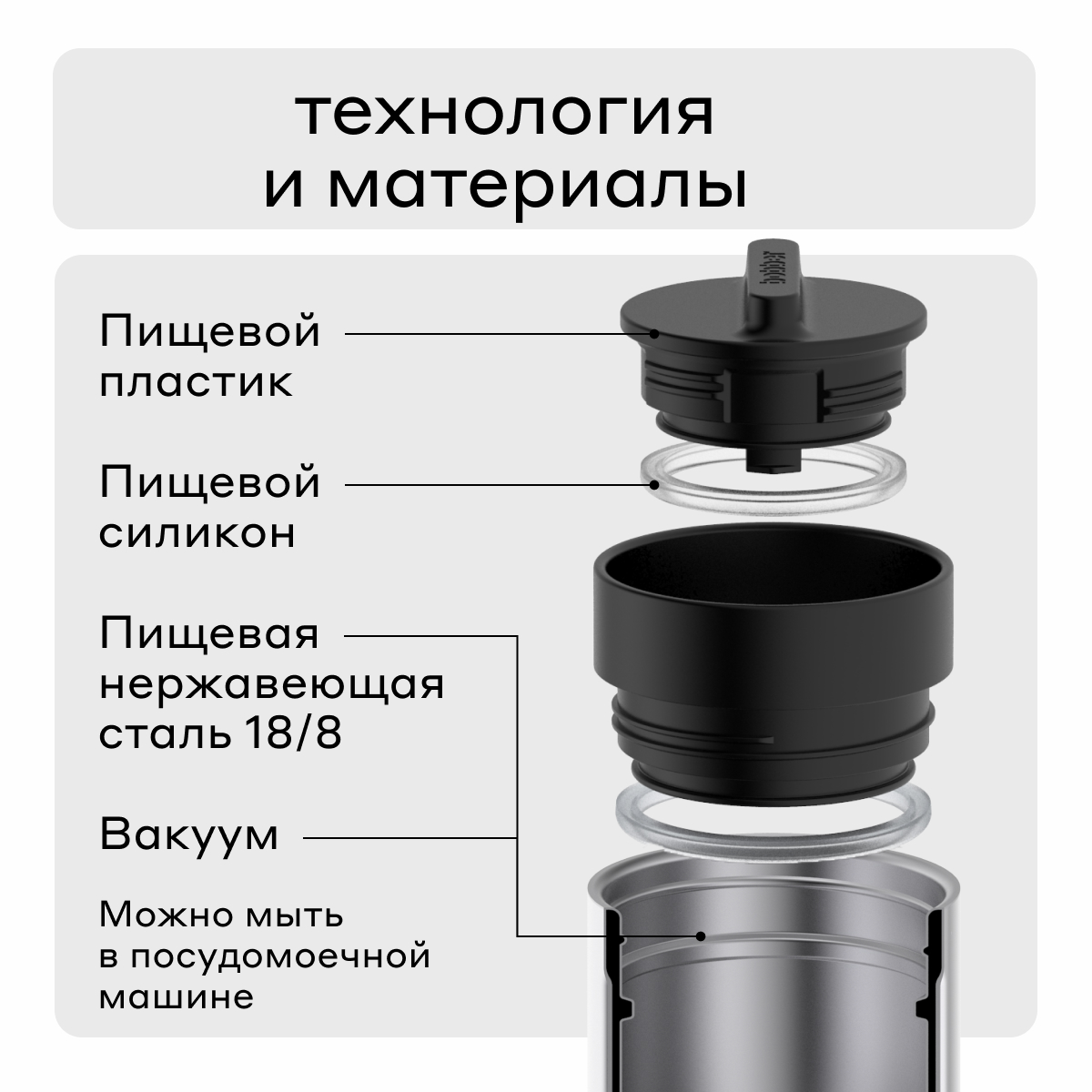 Термокружка 500 мл для напитков Bobber Tumbler 500 зеленый - фото 3