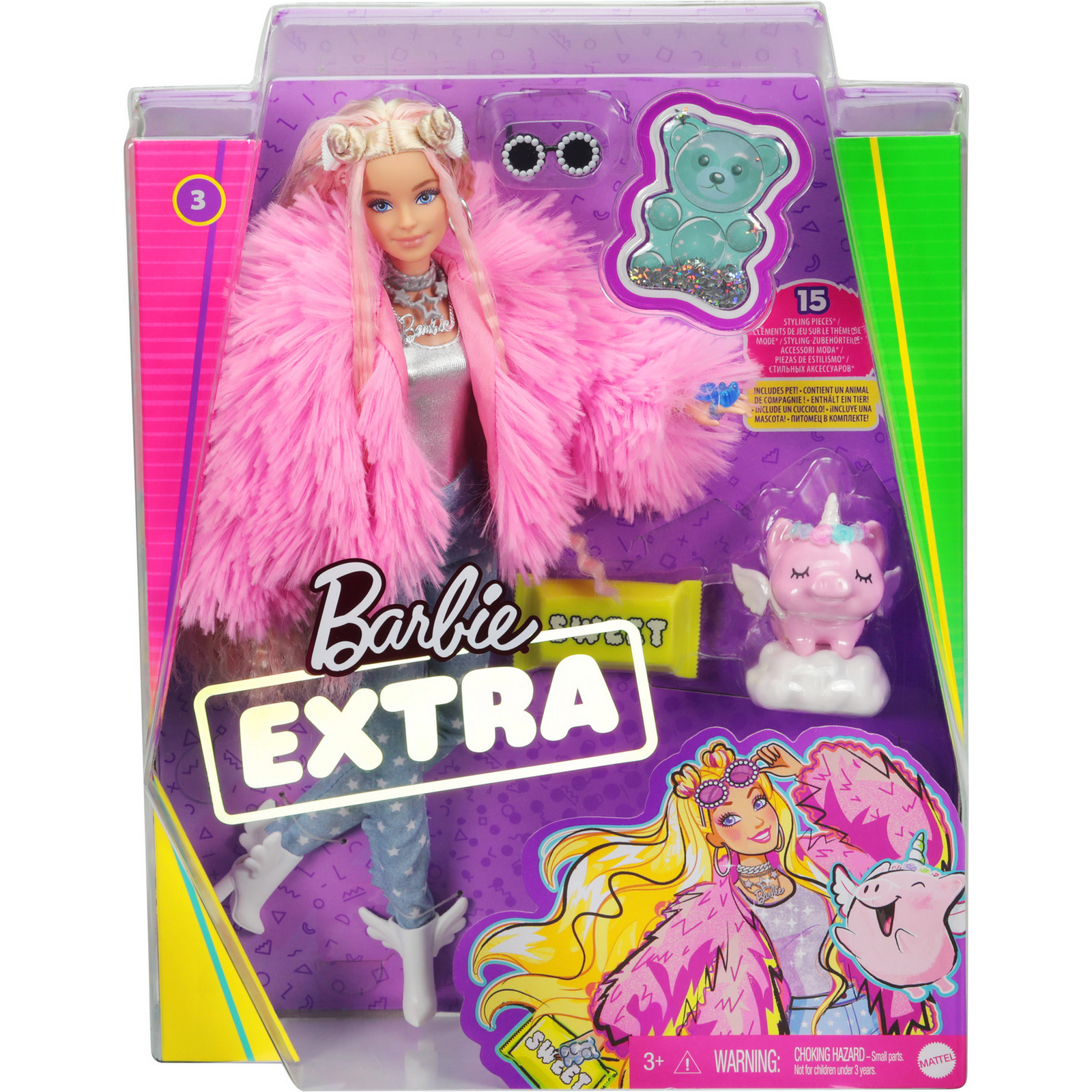 Кукла модельная Barbie Extra GRN28 - фото 2