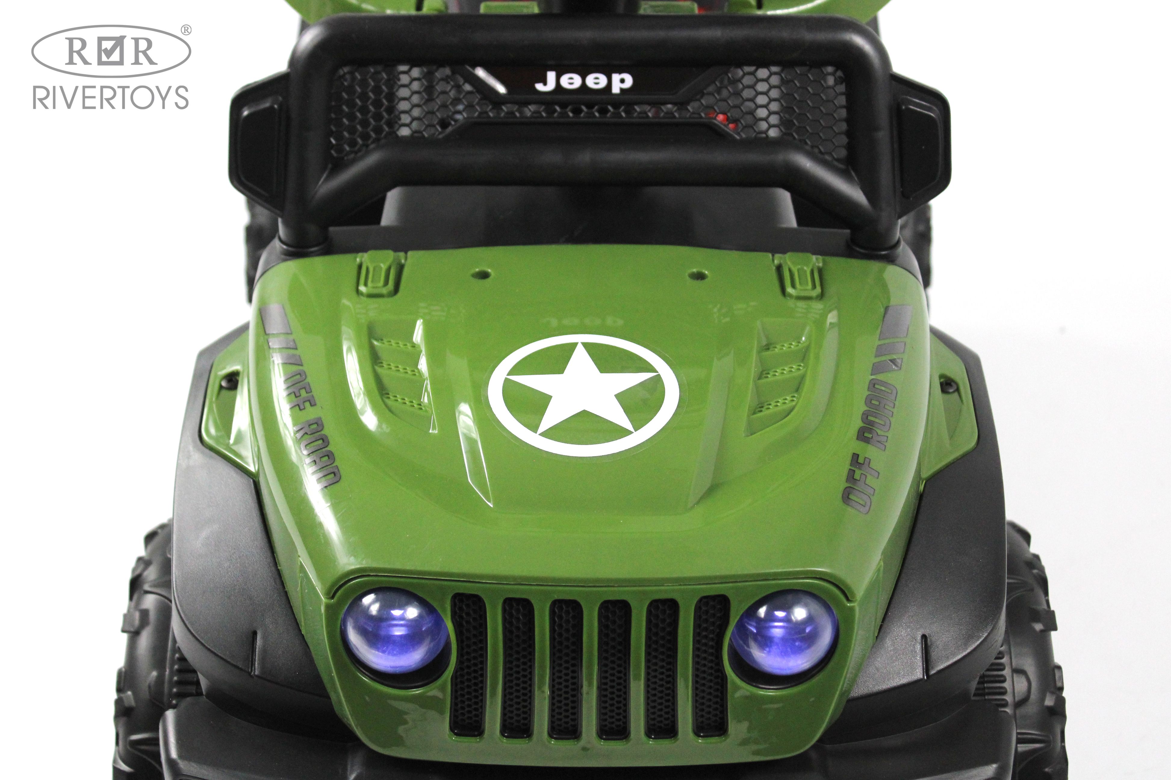Электромобиль RIVERTOYS G003GG-GREEN С пультом ДУ - фото 7