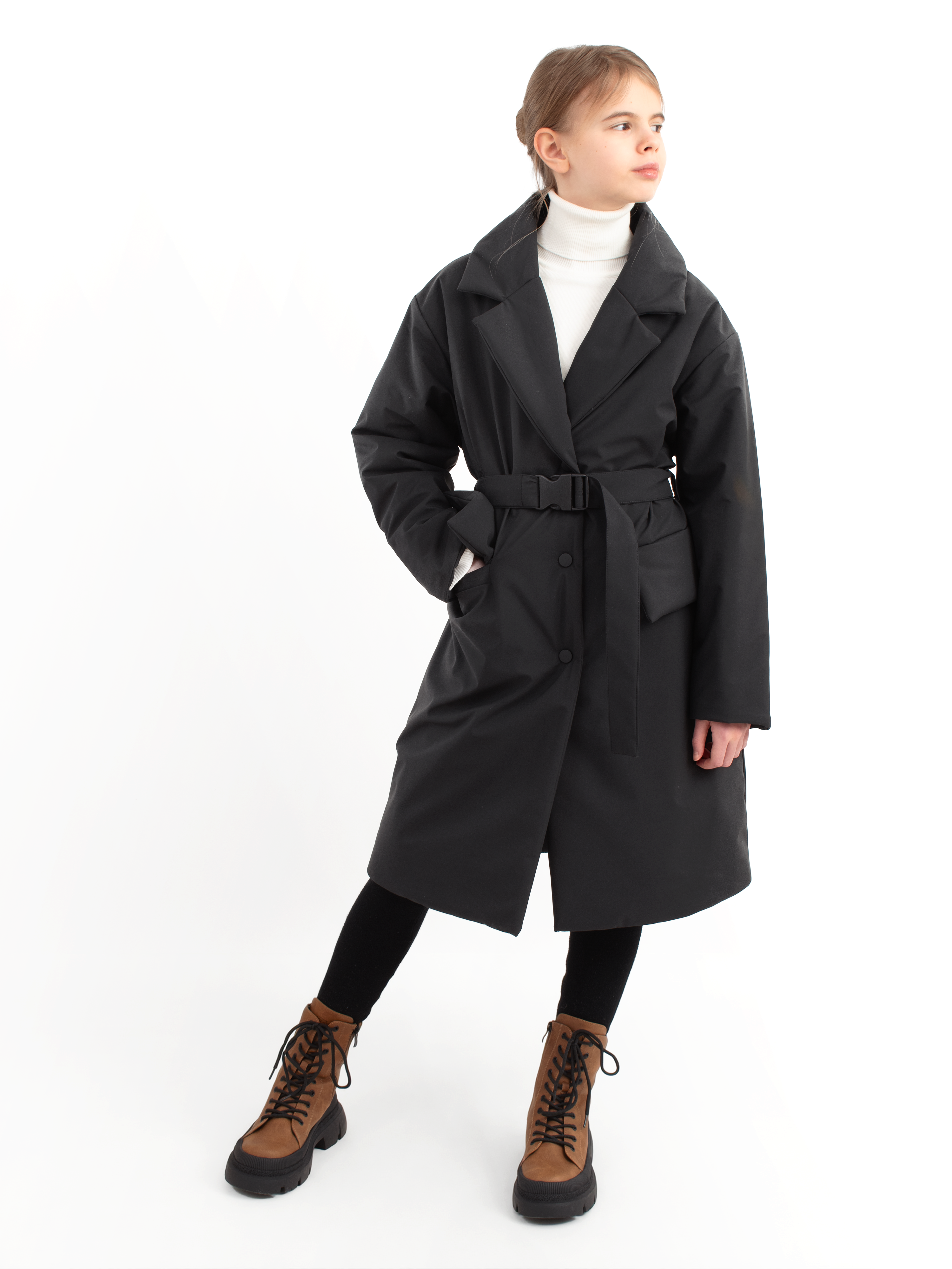 Пальто AllisZhuk 00_480/черный - фото 10