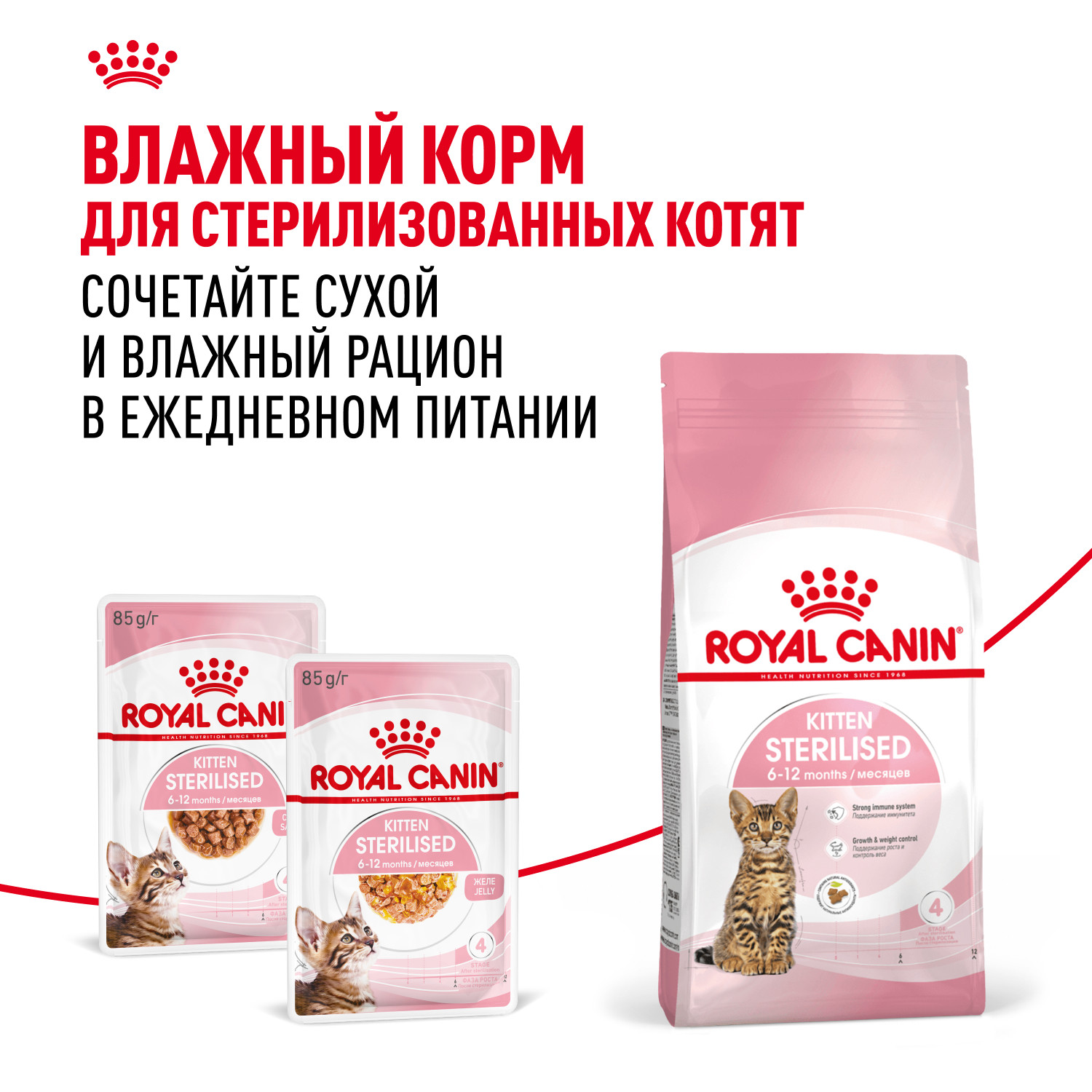 Корм сухой для котят ROYAL CANIN Sterilised 2кг стерилизованных - фото 8