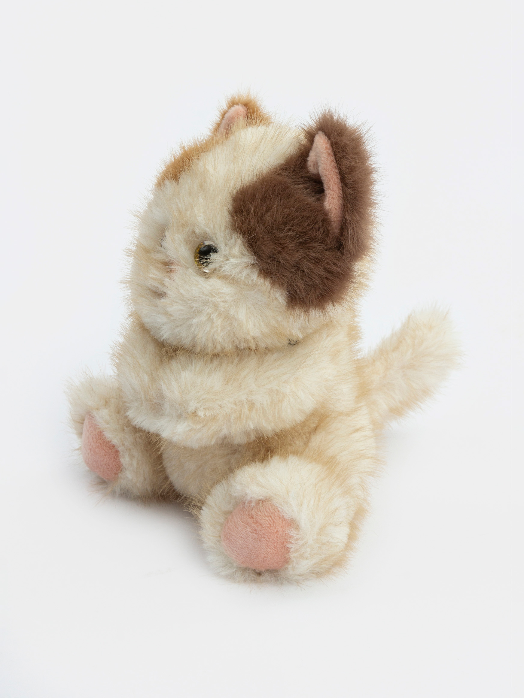 Мягкая игрушка GULLIVER toys Котик бело-коричневый, 15 см - фото 2