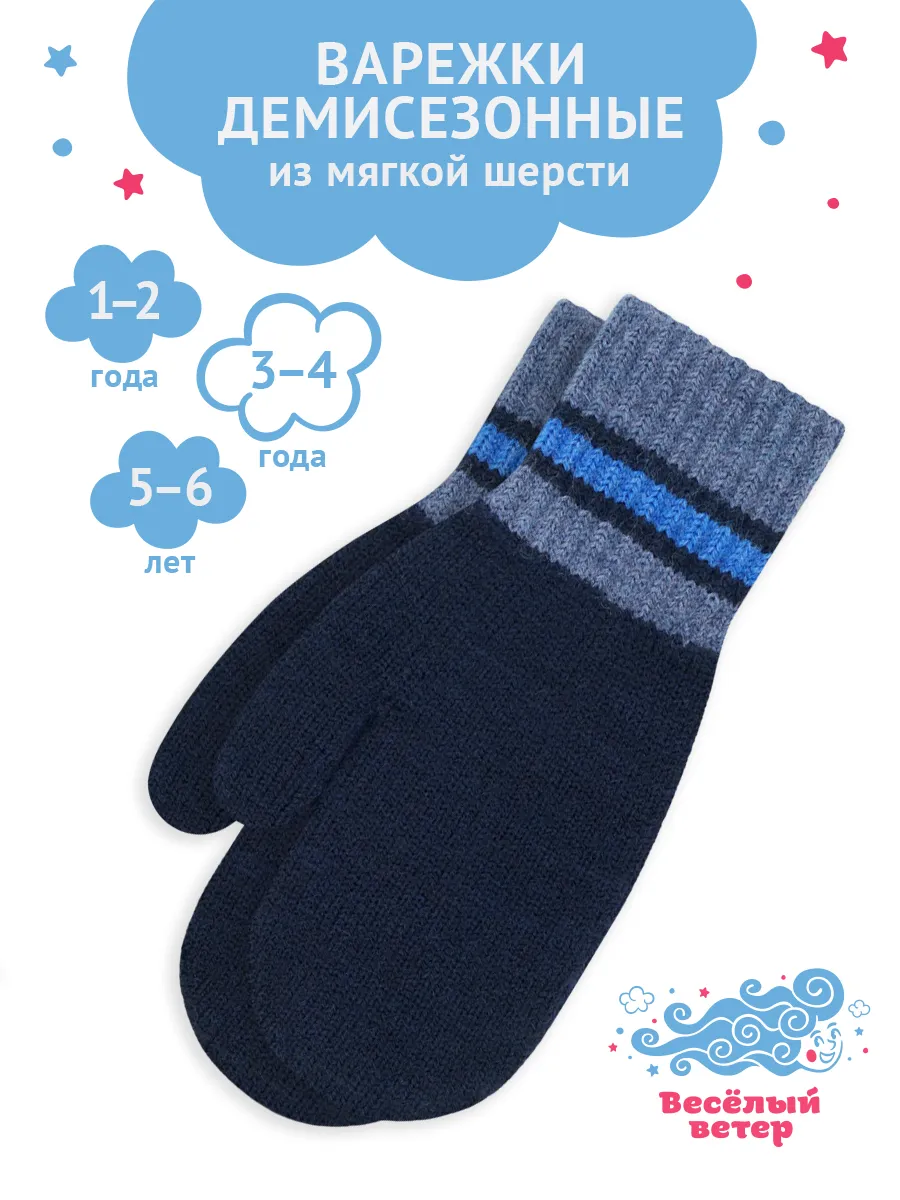 Перчатки Веселый ветер VW51BB1450280 - фото 2