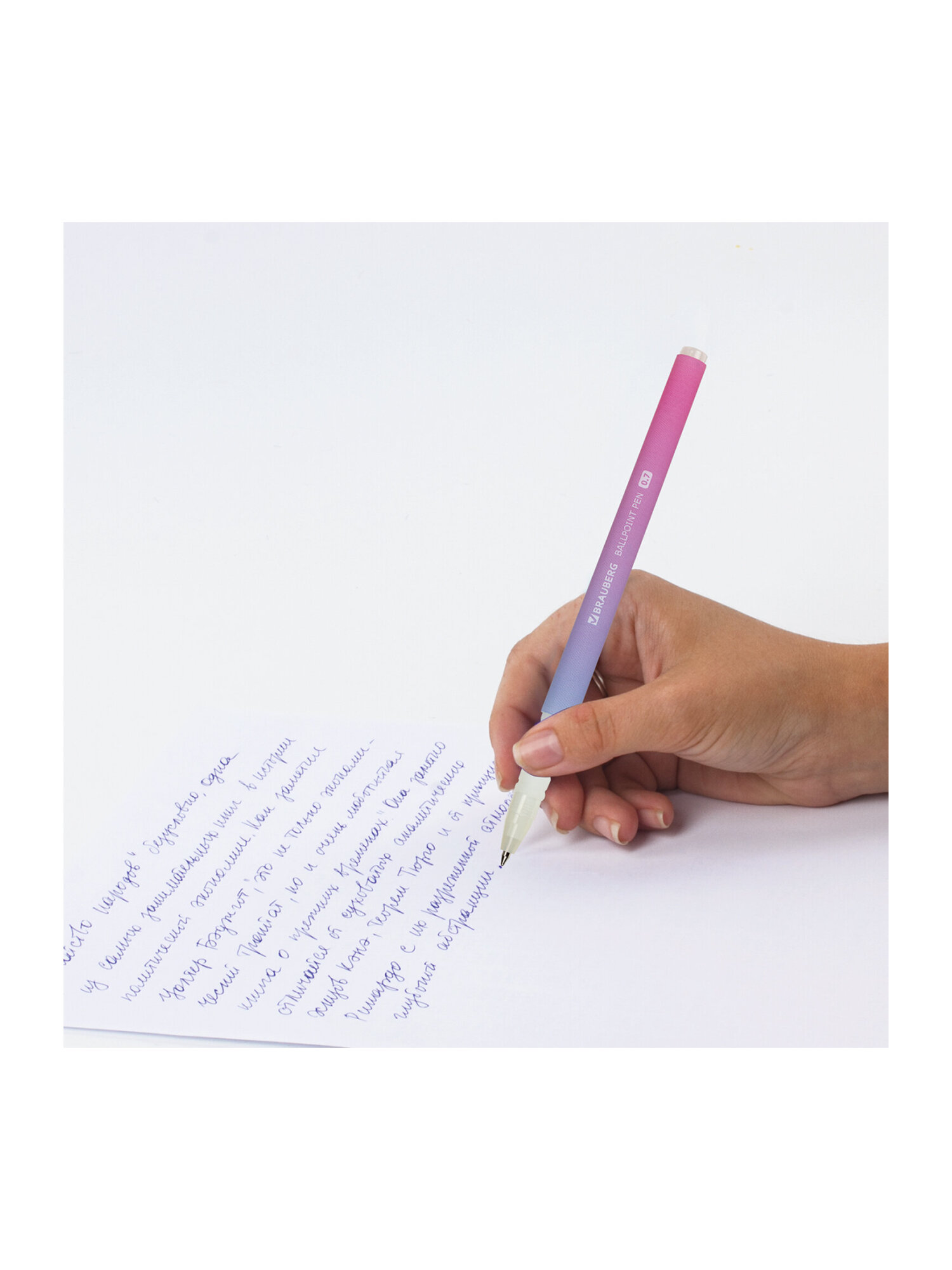 Ручка шариковая Brauberg 4 шт. - фото 11