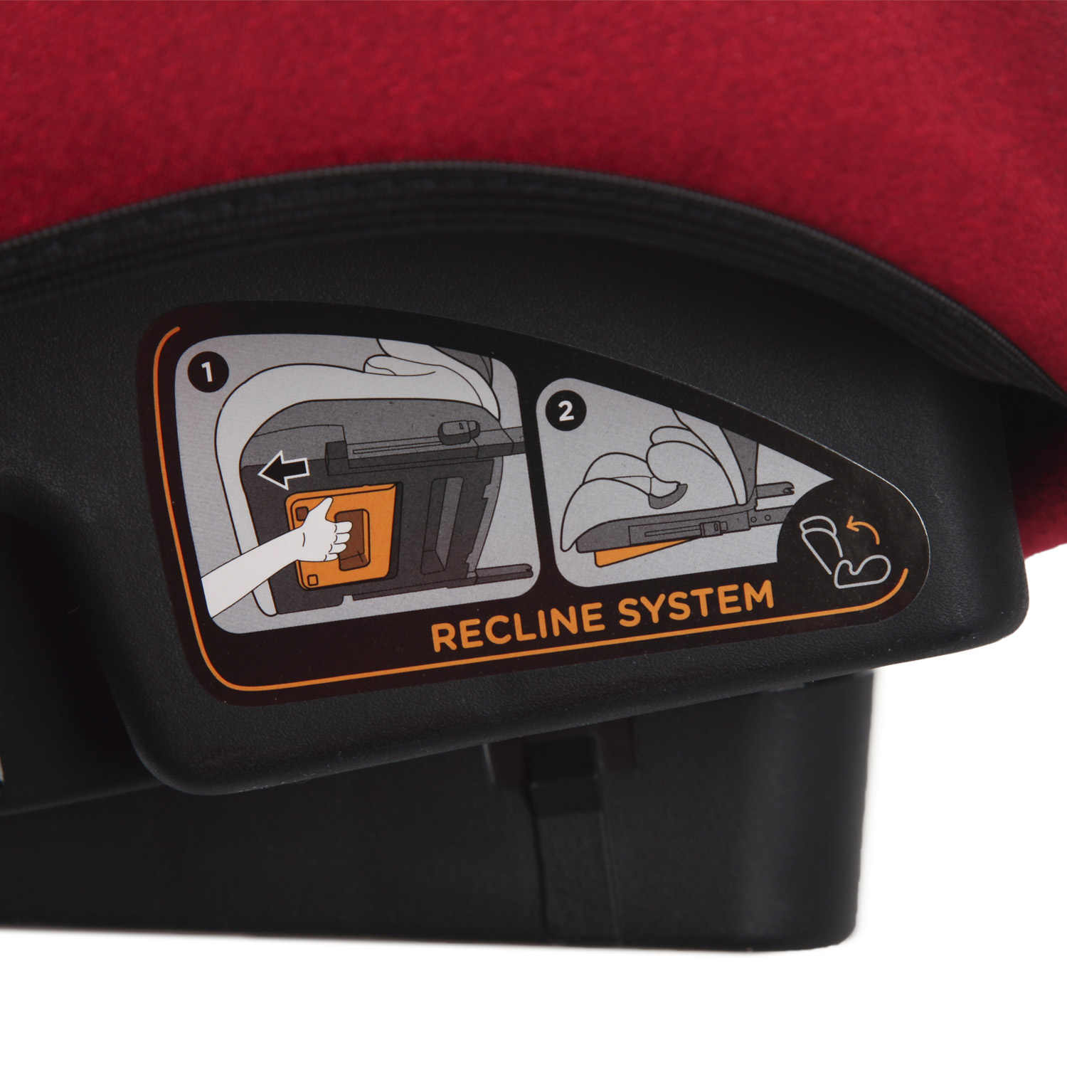 Автокресло Babyton Traveller Isofix 2/3 (15-36 кг) красный - фото 20