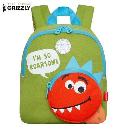 Рюкзак дошкольный Grizzly Динозавр