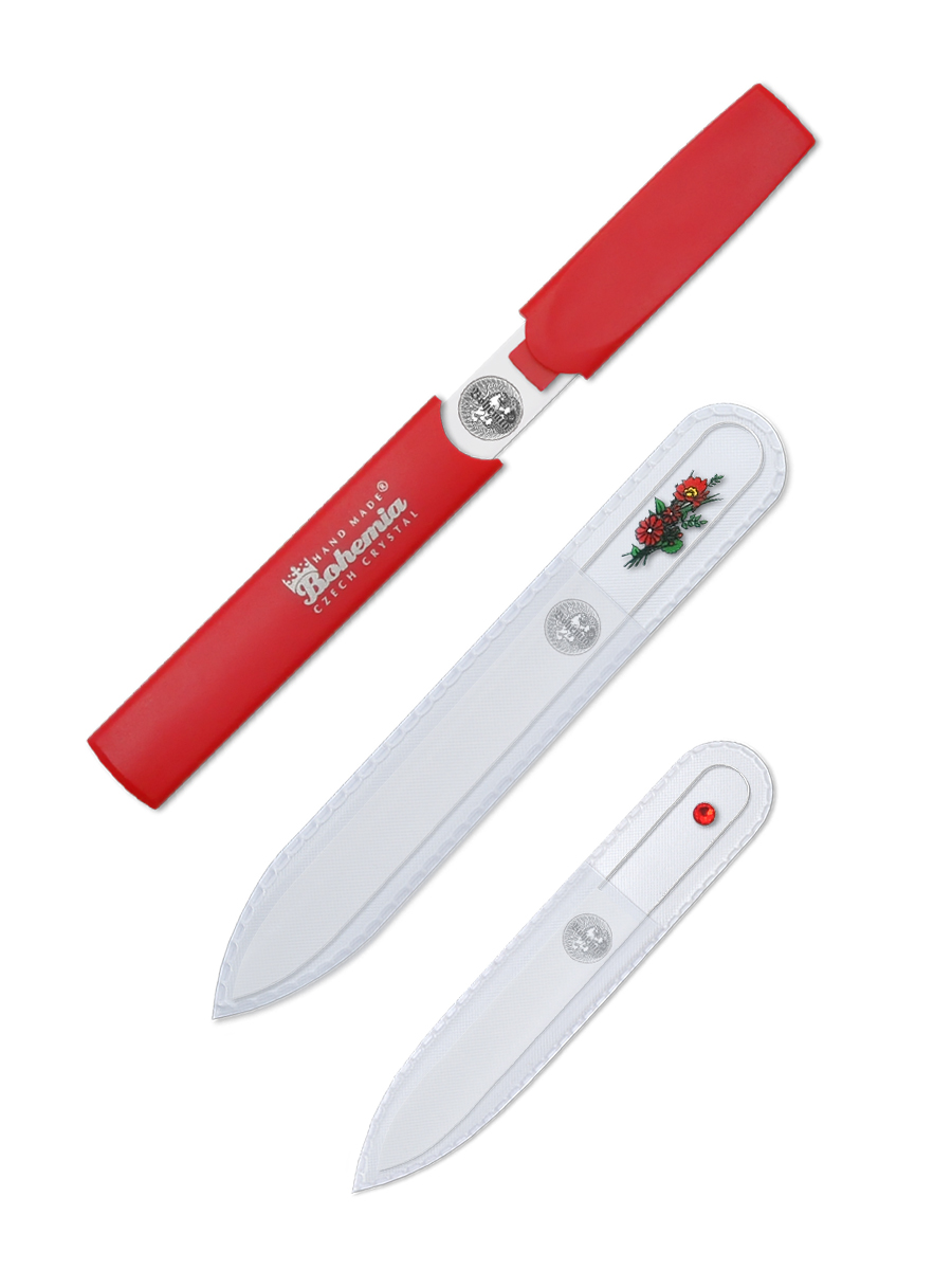 Маникюрный набор BOHEMIA Czech Glass Nail Files 3 предм. - фото 1