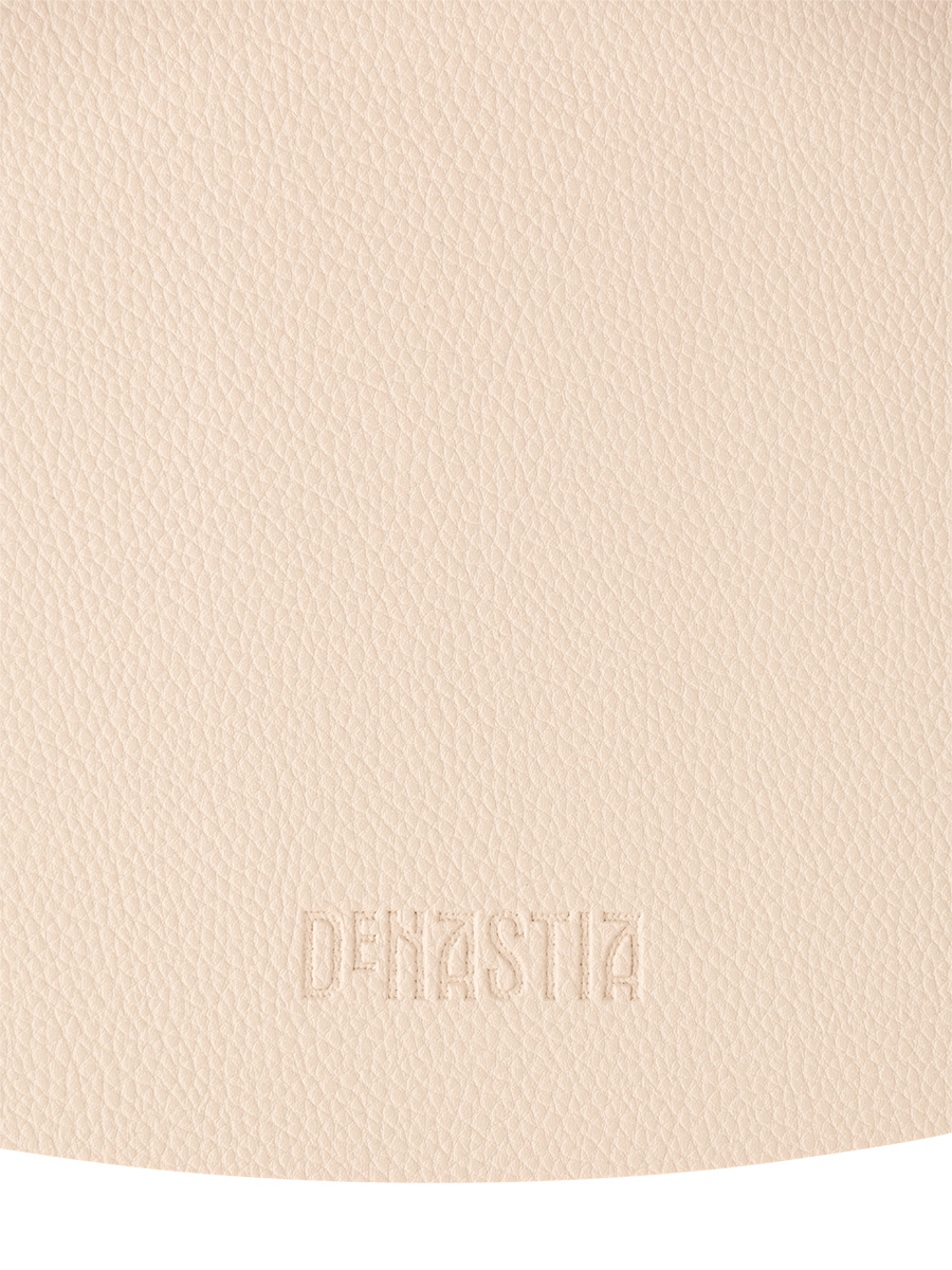 Салфетки сервировочные DeNASTIA двусторонние 2 шт 45x32 см экокожа бежевый/белый - фото 7