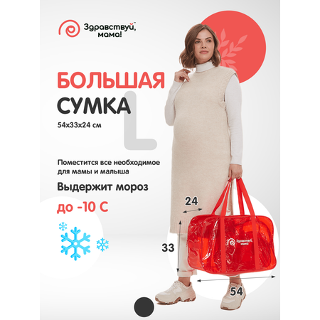 Сумка в роддом Здравствуй мама! Premium Quality