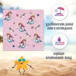 Махровое полотенце BRAVO Русалочка 100х100