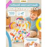 Конструктор BAZUMI Гибкий магнитный 100 дет.