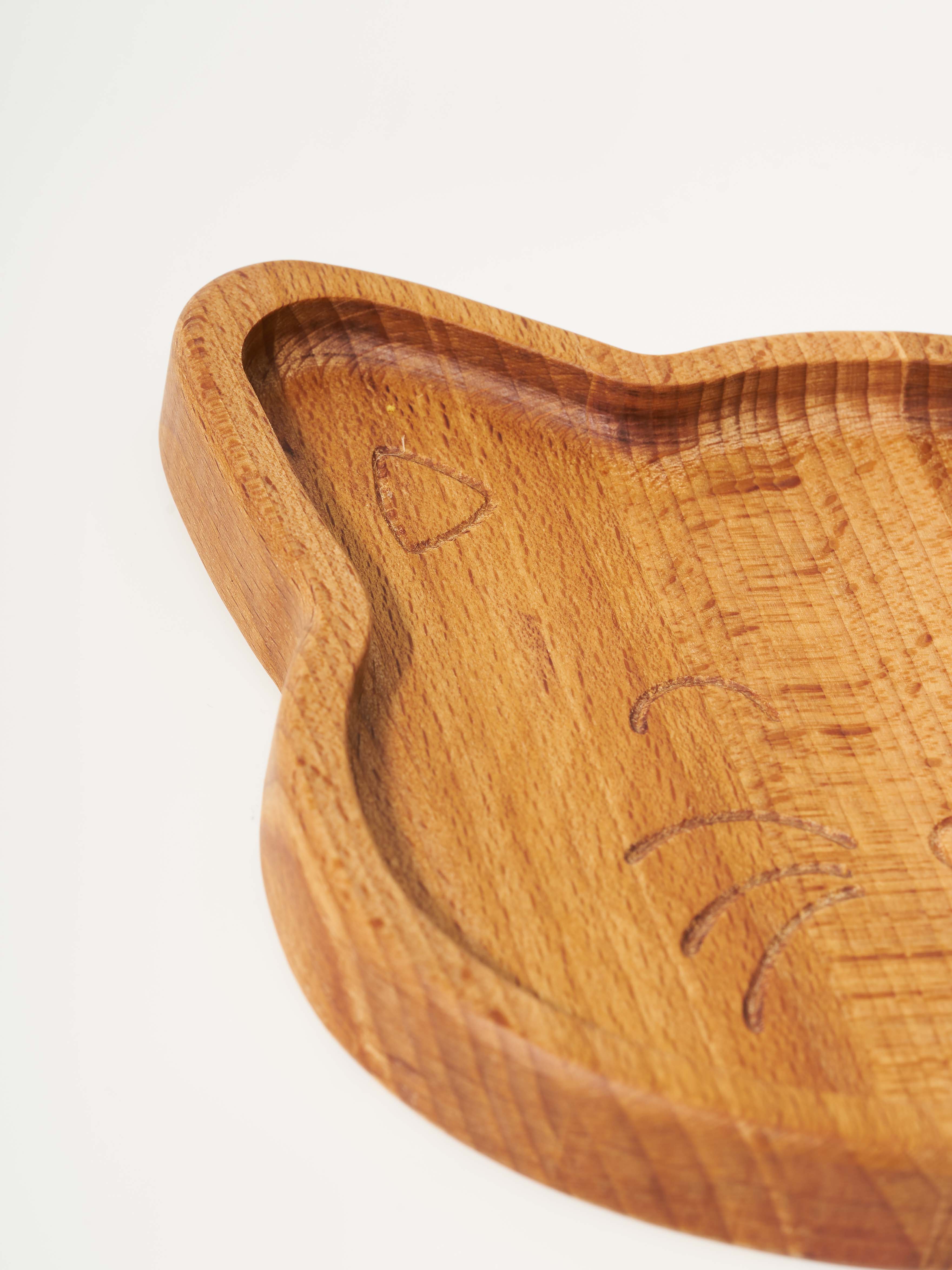 Тарелка детская Plates and More деревянная - фото 8