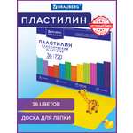 Пластилин Brauberg 36 цв.