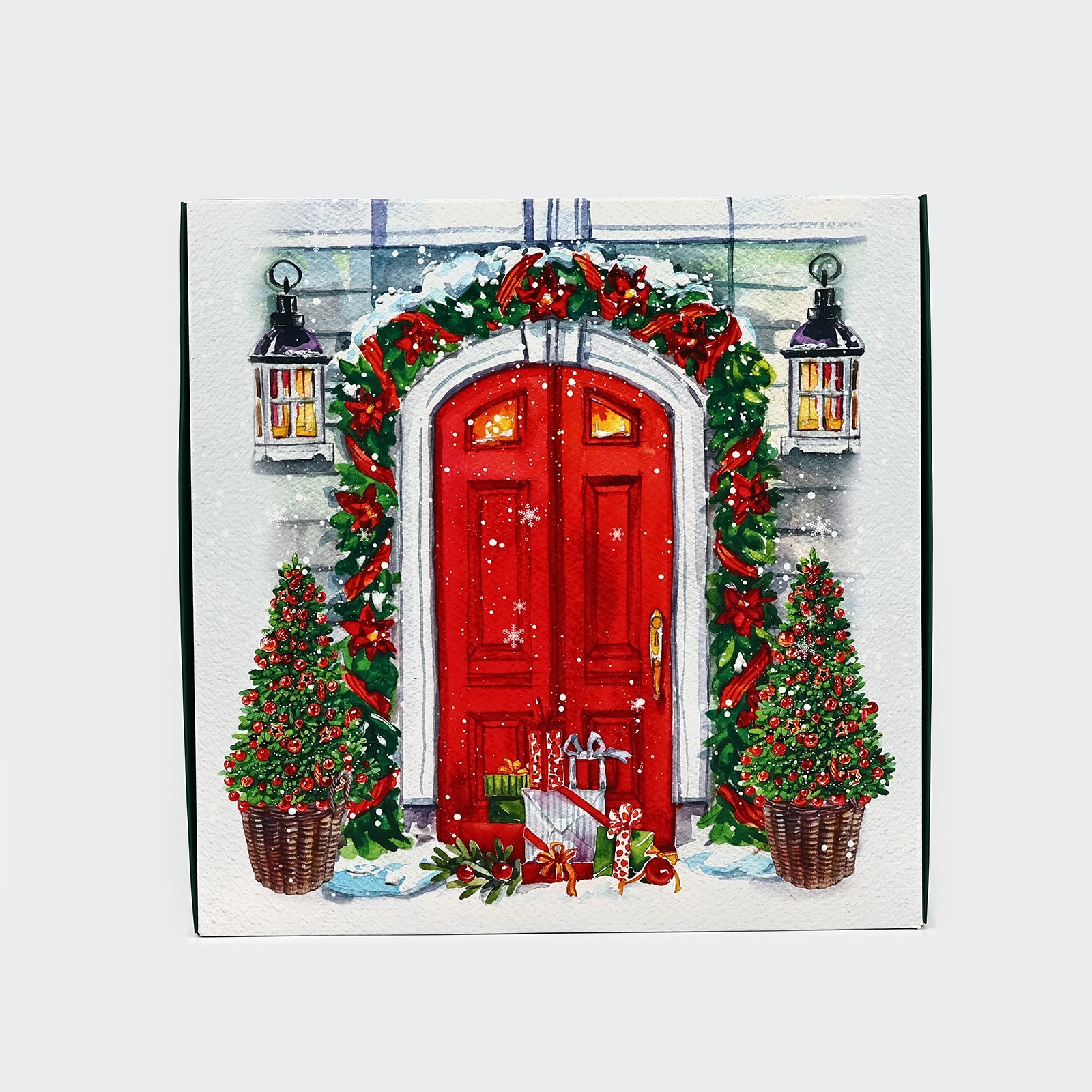 Коробка складная Дарите Счастье "Уютный Новый год", 26 х 26 х 8 см - фото 5