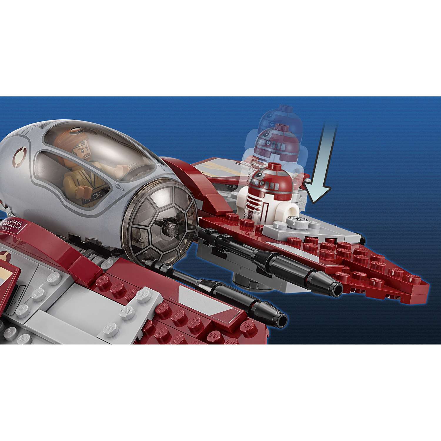 Конструктор LEGO Star Wars Перехватчик Оби-Вана Кеноби блочный - фото 8