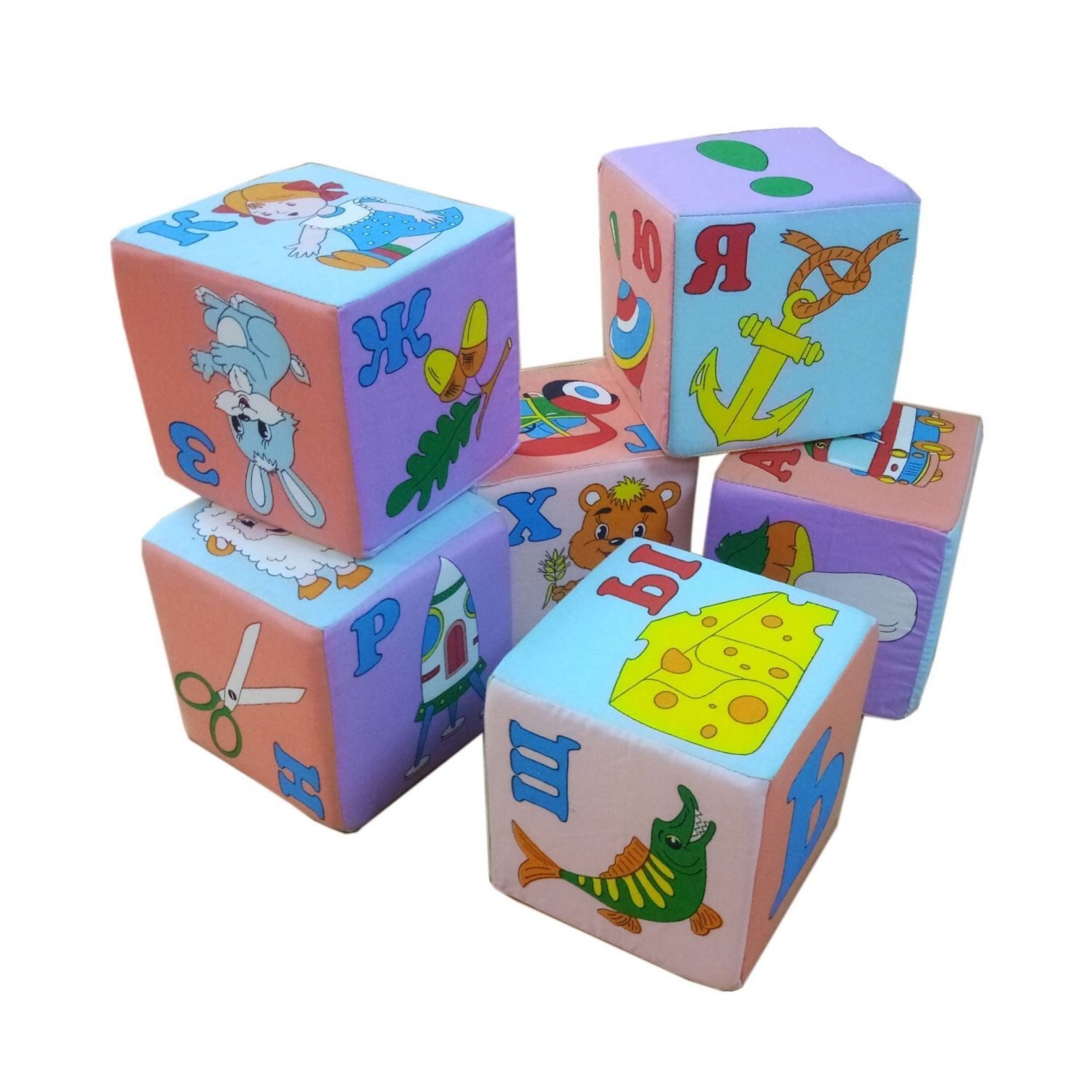 Игрушка Учитель кубики Большая азбука - фото 9