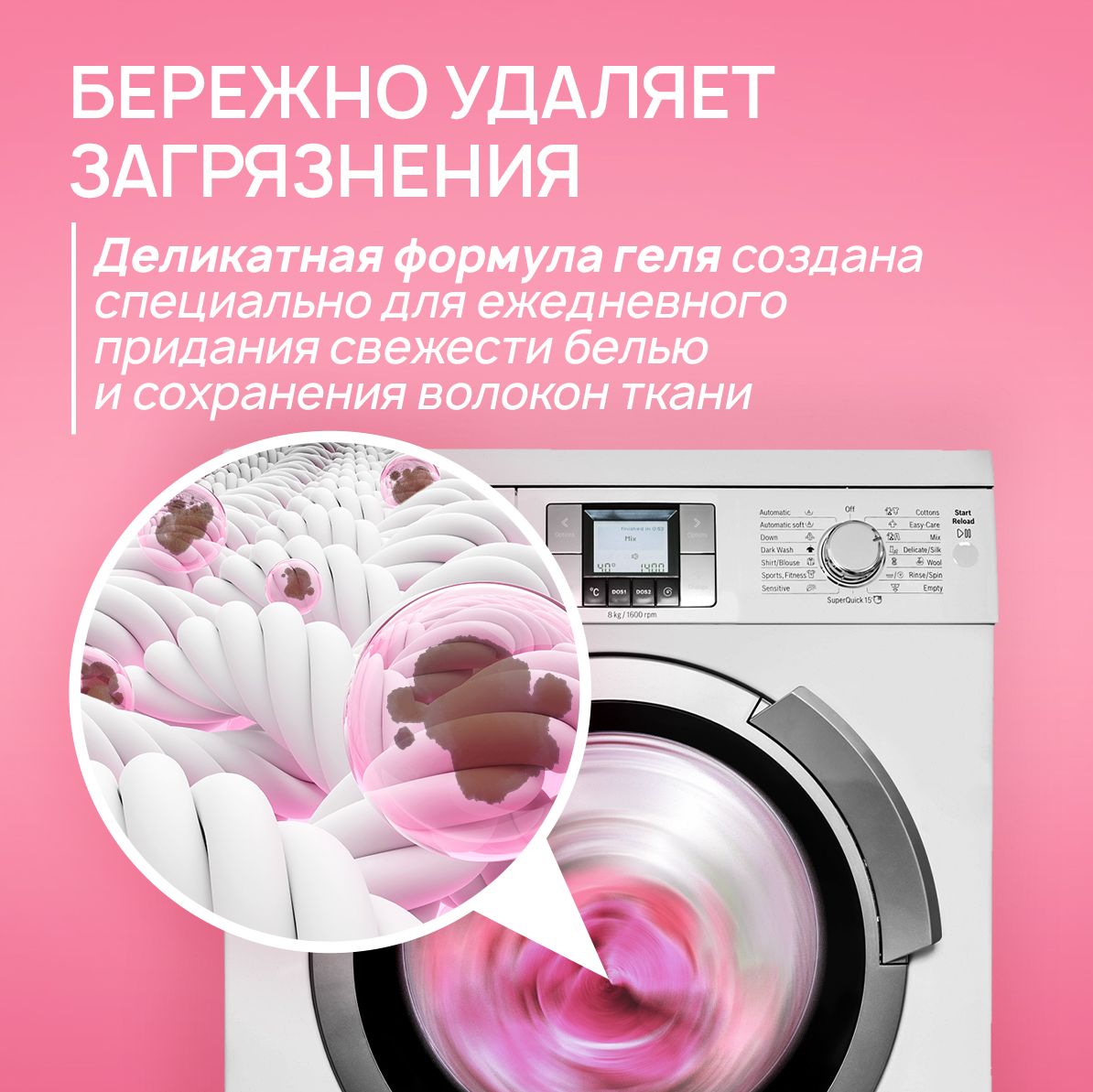 Гель для стирки SEPTIVIT Без запаха 5л - фото 2