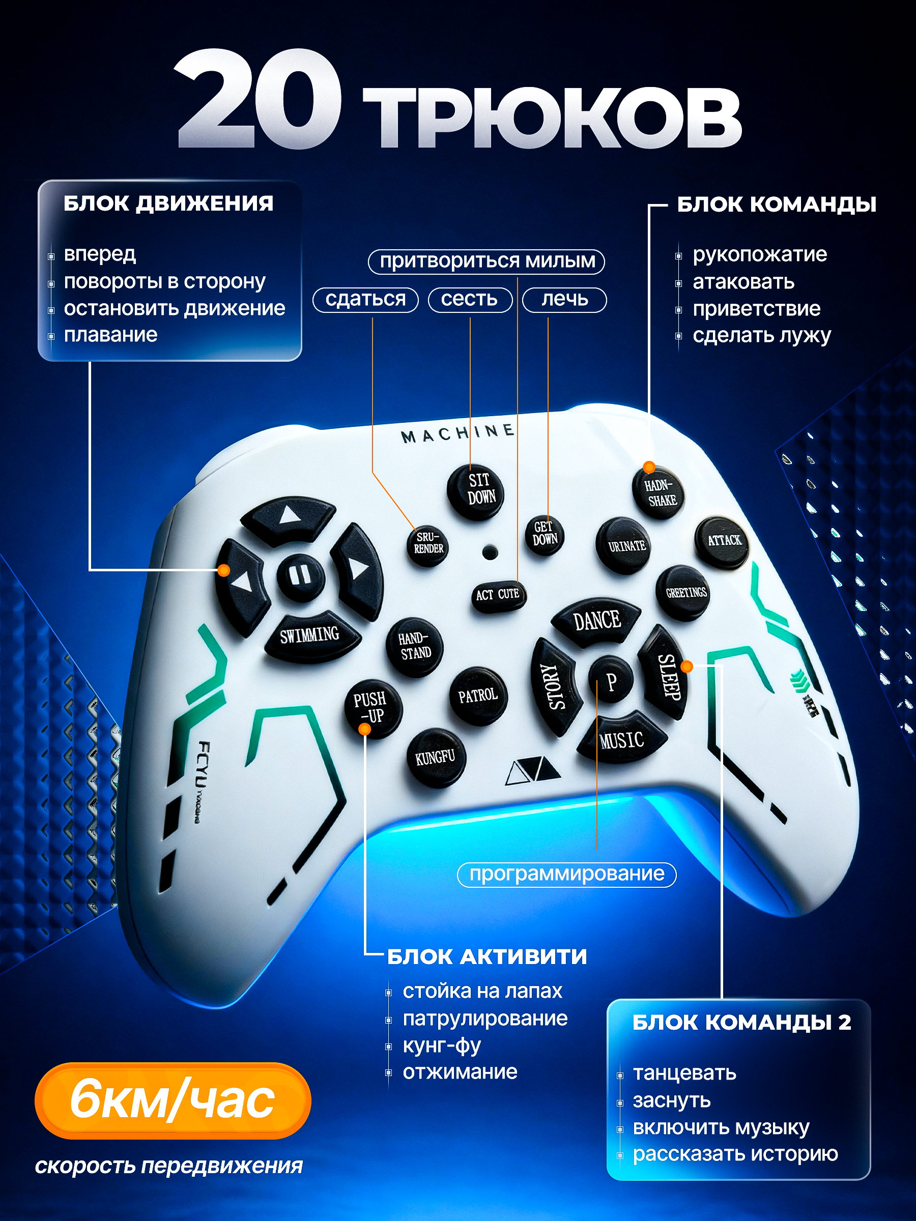 Робот РУ Rapidpower собака - фото 2