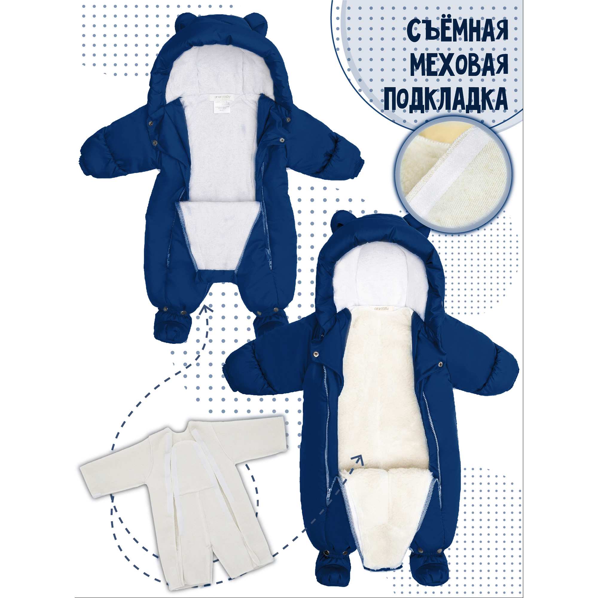 Комбинезон Amarobaby (С)AB-OD21-6105-TSI - фото 7