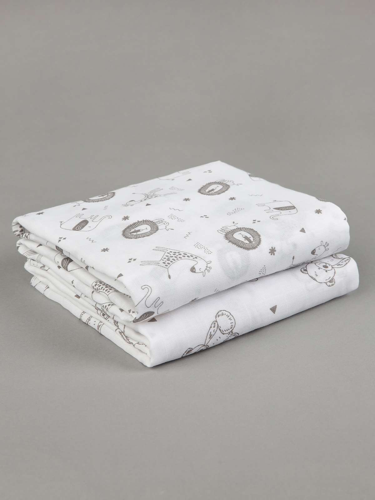 Пелёнка inlovery муслин 130x90 см 2 шт. - фото 29